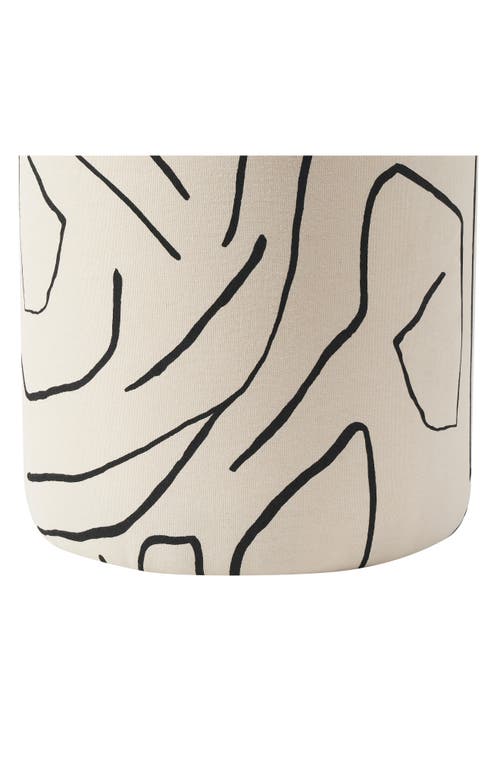 Renwil Ren-wil Rachelle Stool In Cream Base/black Lines