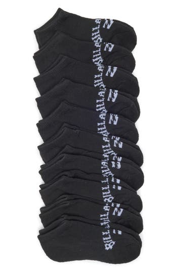 Billabong Kids' 10-pack Ankle Socks In Black