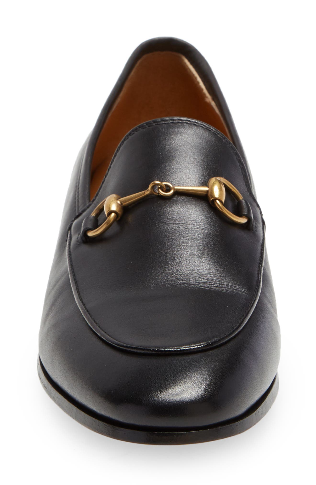 gucci jordaan metallic loafer