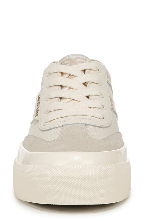 Shop Sam Edelman Simone Platform Sneaker In Ivory/lily White/gold Leaf