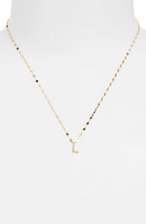LANA LANA INITIAL PENDANT NECKLACE