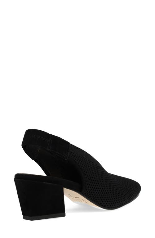 Eileen Fisher Vasa Block Heel Knit Slingback Pump In Black