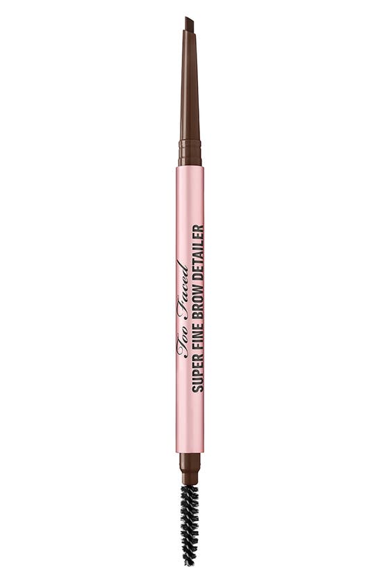 Too Faced Super Fine Brow Detailer Eyebrow Pencil Espresso 0.002 oz/ 0.057 In Espresso