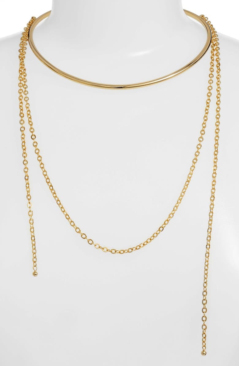 JULES SMITH 'Loren' Choker Necklace, Main, color, Gold
