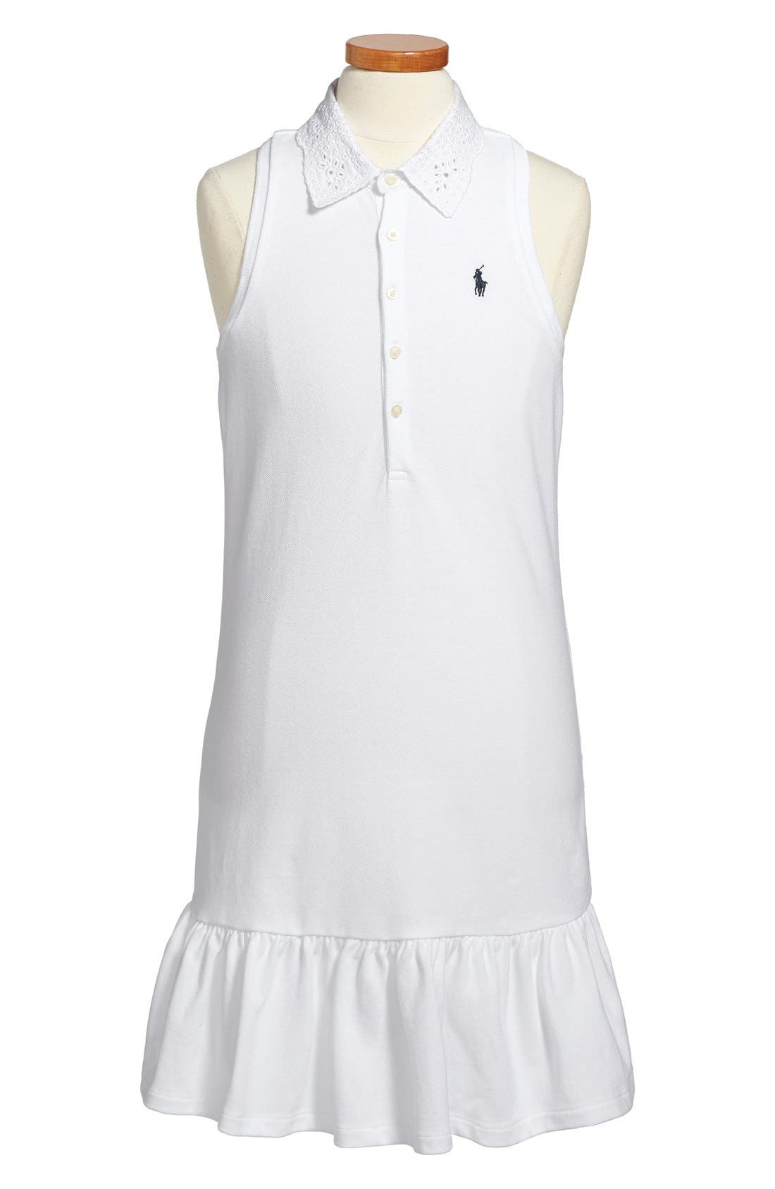 ralph lauren mesh polo dress