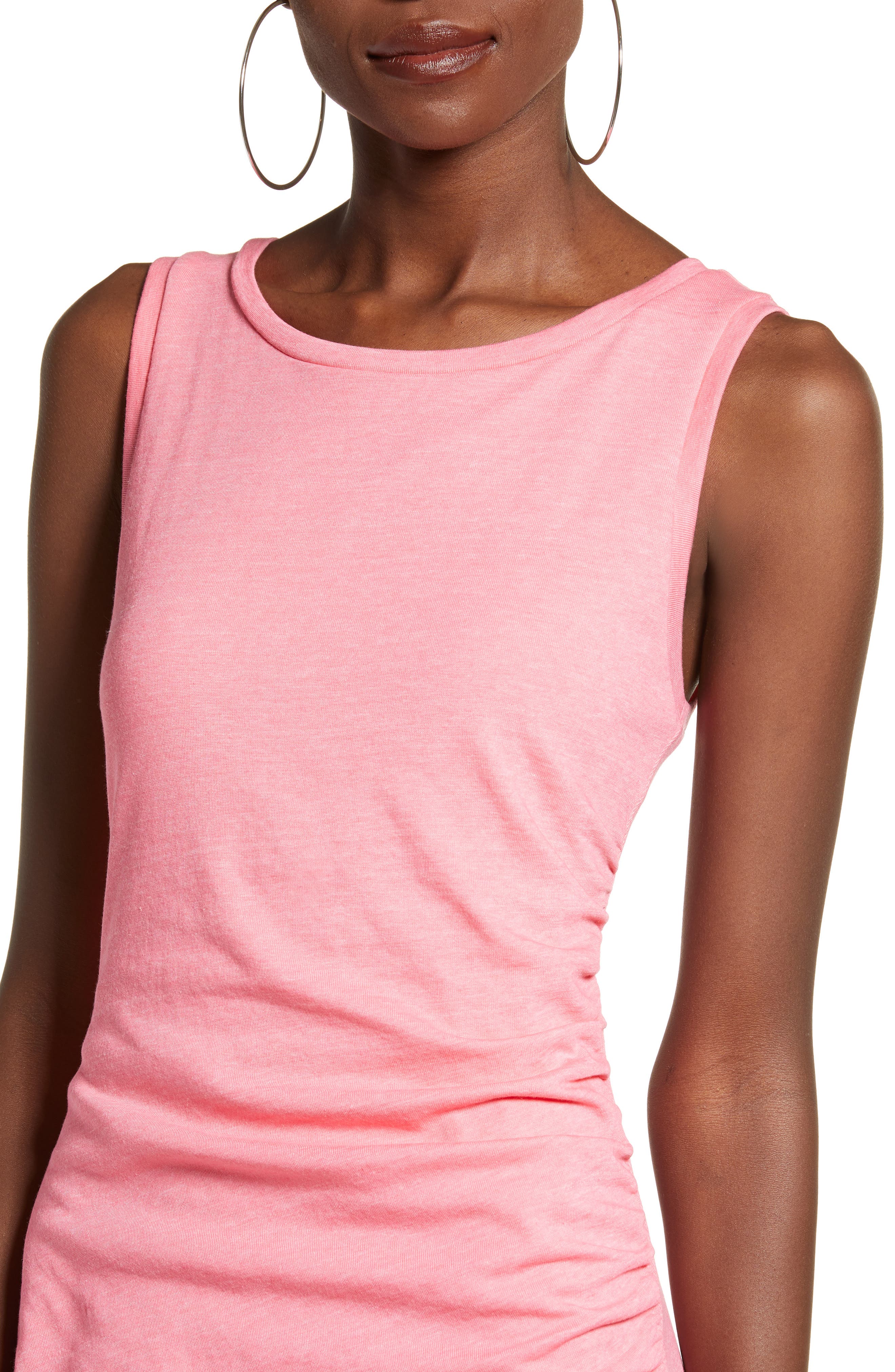 LEITH,
                            Ruched Body-Con Tank Dress,
                            Alternate thumbnail 310, color,
                            652