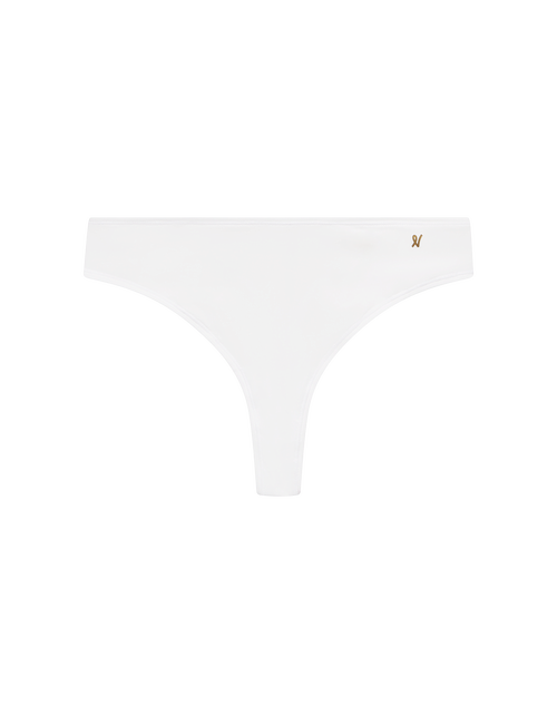 Nudea The Stretch Dipped Thong In White