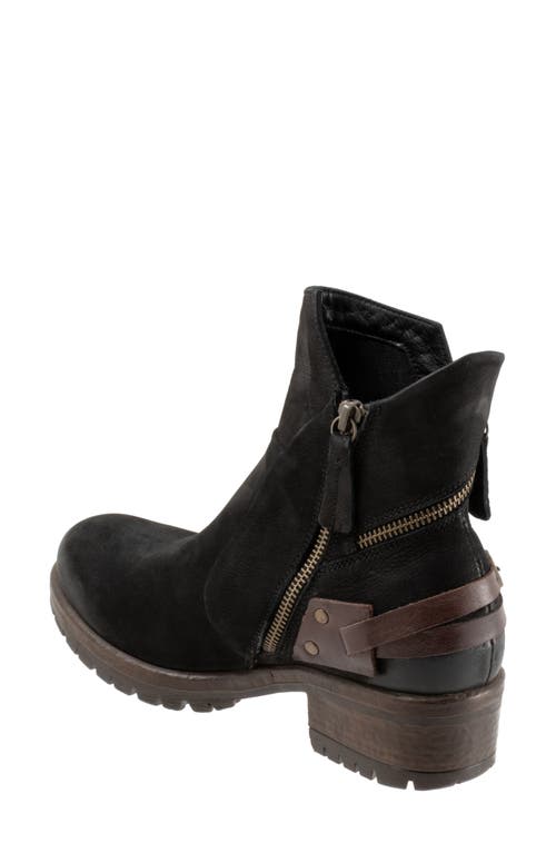Bueno Fallon Bootie In Black Nubuck