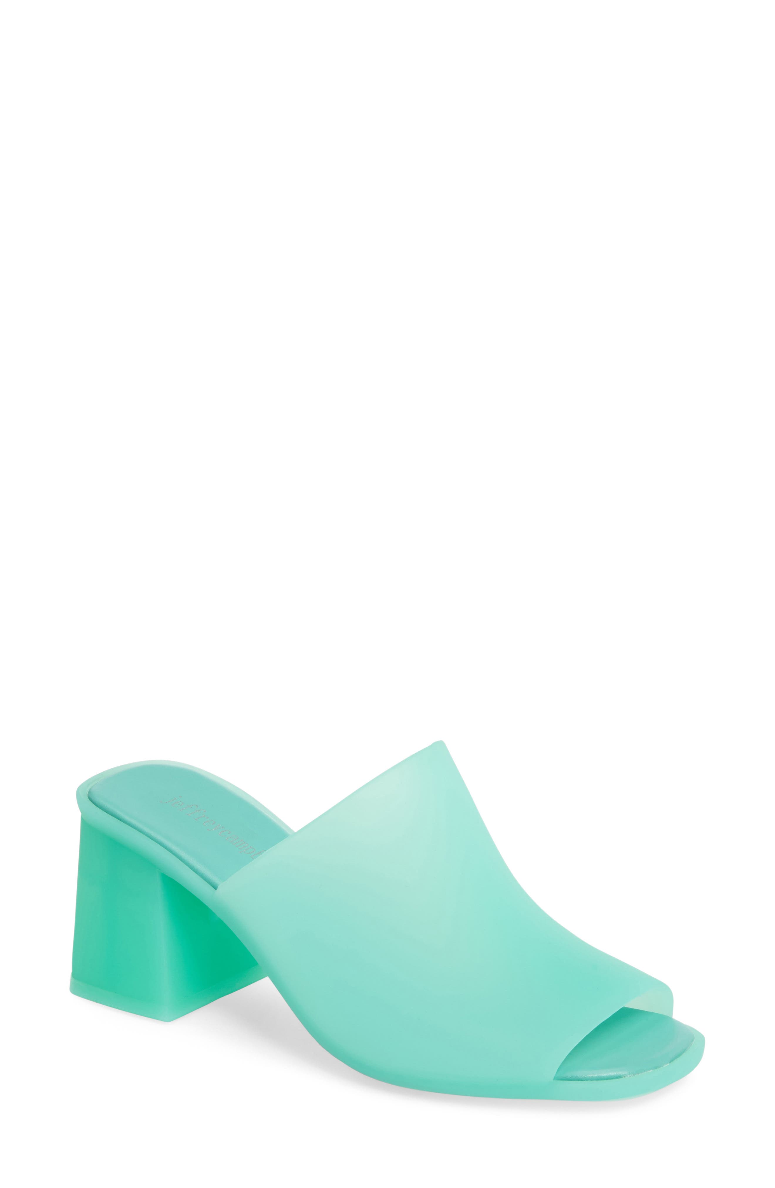 jeffrey campbell petra jelly block heel mule