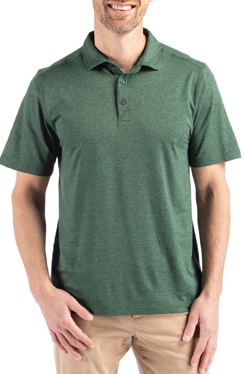 Shop Cutter & Buck Comfort Performance Jersey Polo In Hunter