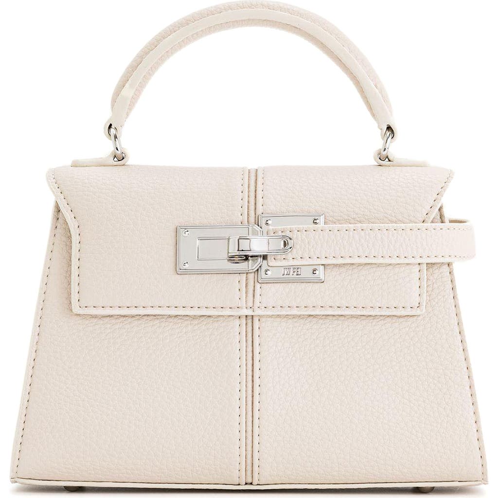 Jw Pei Elise Faux Leather Top Handle Bag In White
