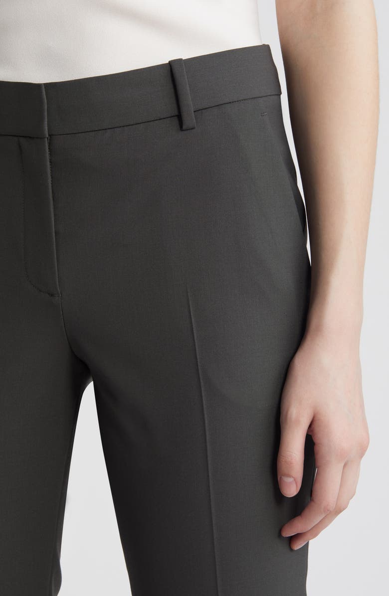 Theory Slim Fit Stretch Wool Crop Pants, Alternate, color, 