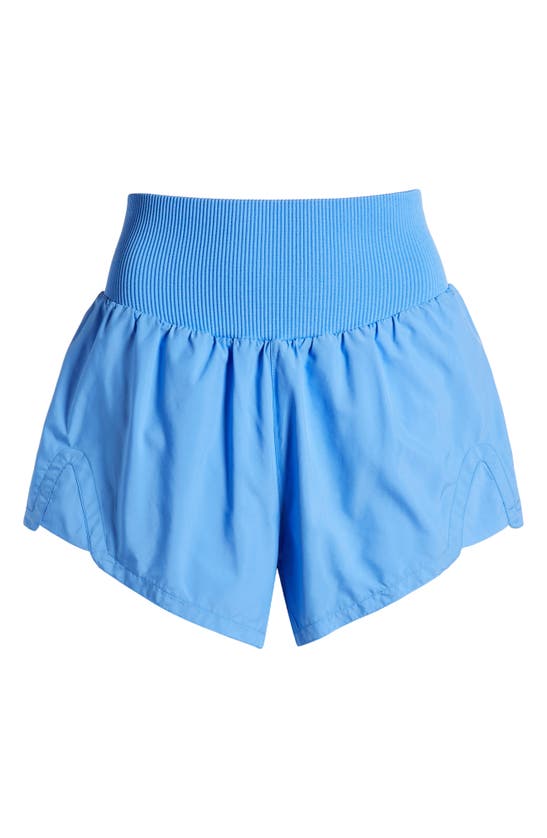 Shop Fp Movement Carpe Diem Shorts In Riviera Blue