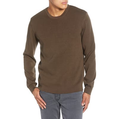 French Connection Milano Regular Fit Crewneck Sweater, Green