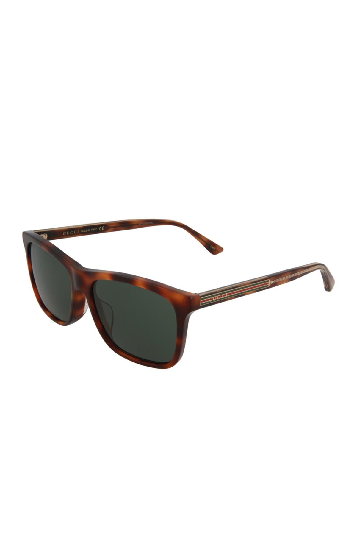 gucci 56mm core rectangle sunglasses