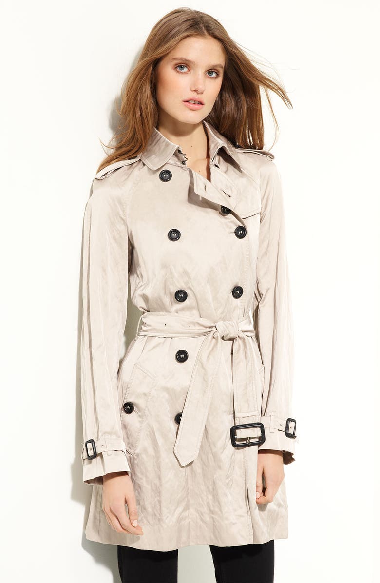 Burberry London Belted Satin Trench | Nordstrom