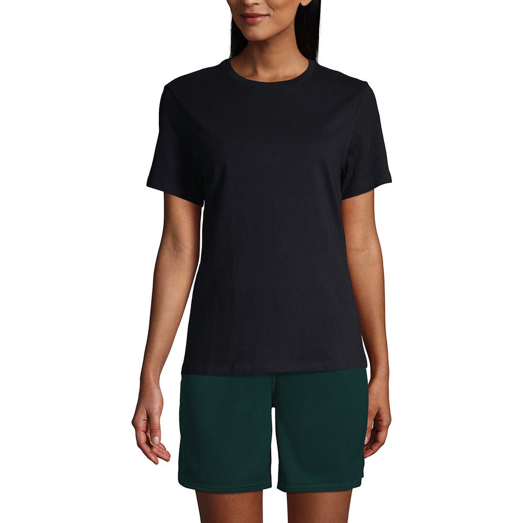 LANDS' END LANDS' END SCHOOL UNIFORM SHORT SLEEVE FEMININE FIT ESSENTIAL T-SHIRT