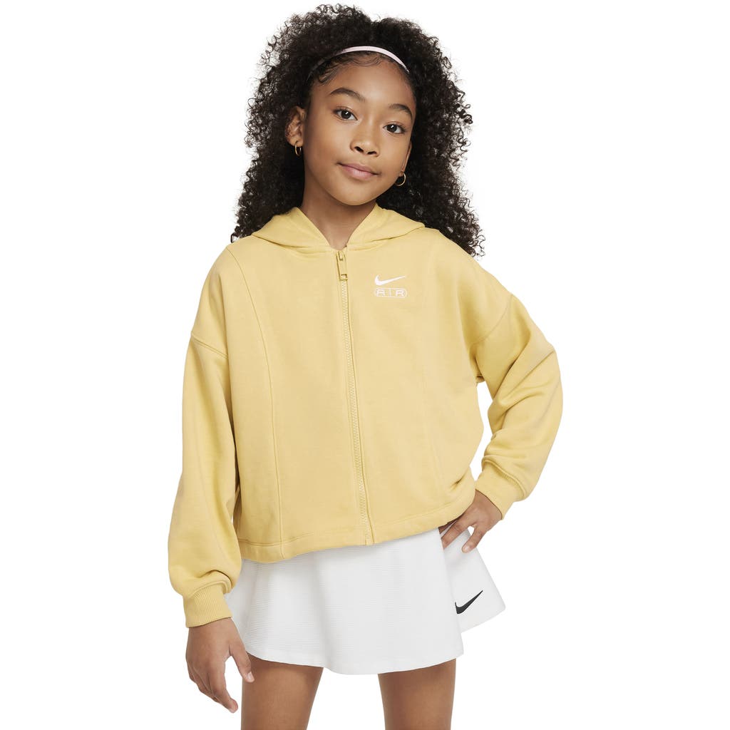 Nike Kids' Sportswear Air Zip Hoodie In Yellow
