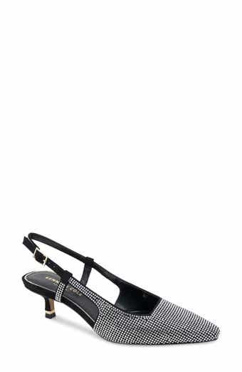 Jeffrey Campbell Lash Pointed Toe Kitten Heel Sandal Women