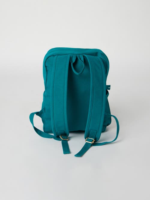 Shop Terra Thread Organic Cotton Backpack In Deep Sea Teal