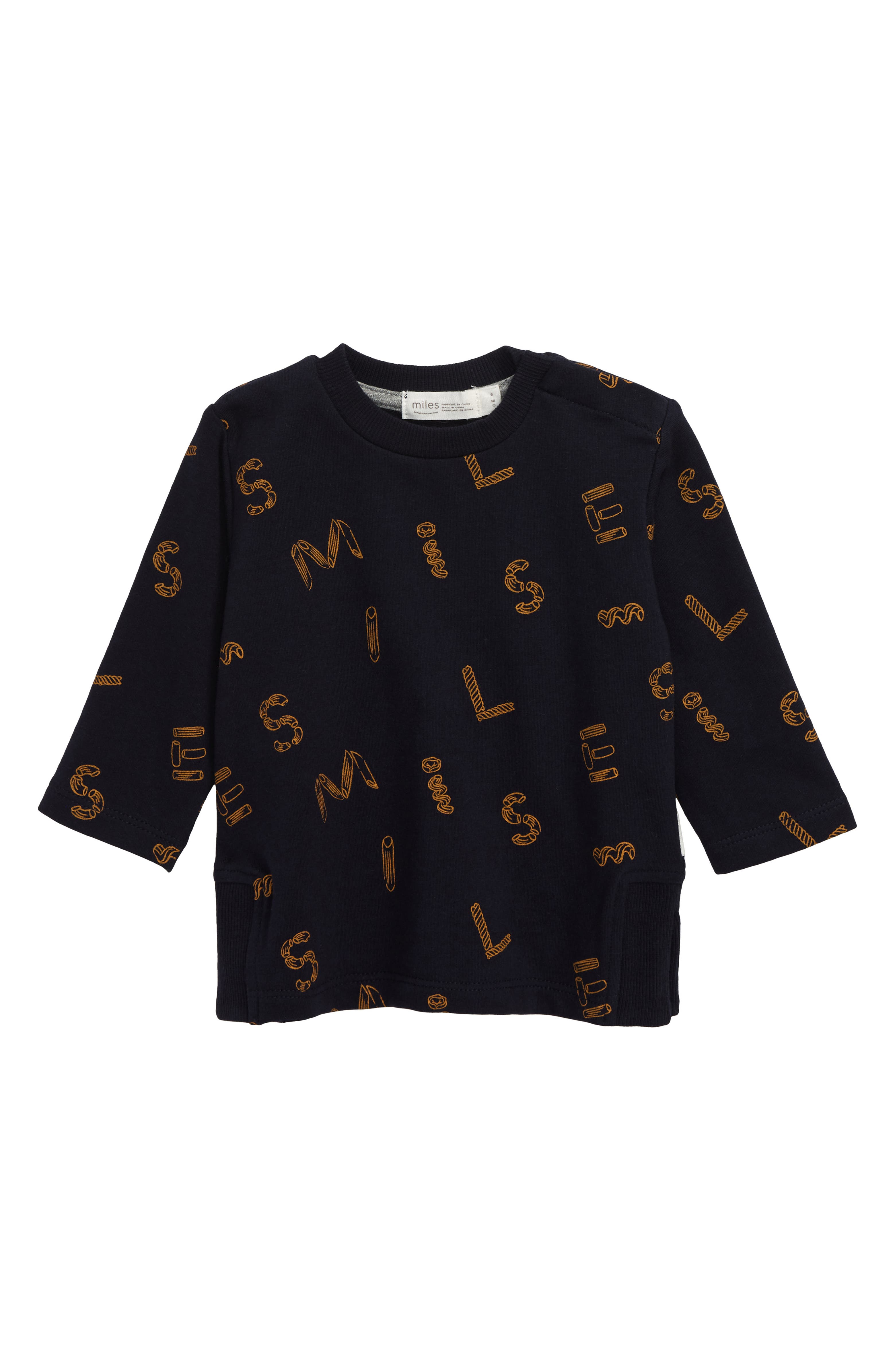 miles baby Print Sweatshirt (Baby) | Nordstrom