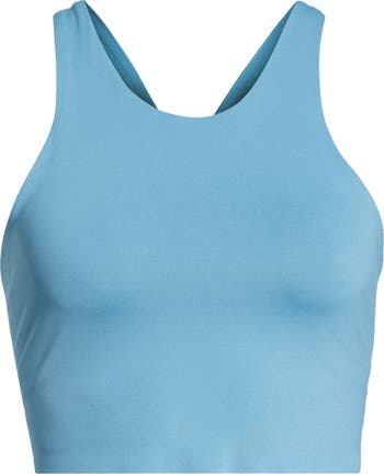 Women's Plus Size 2X Nike Yoga Luxe Infinalon Cropped Tank Sports Bra  CZ3286-219 for sale online