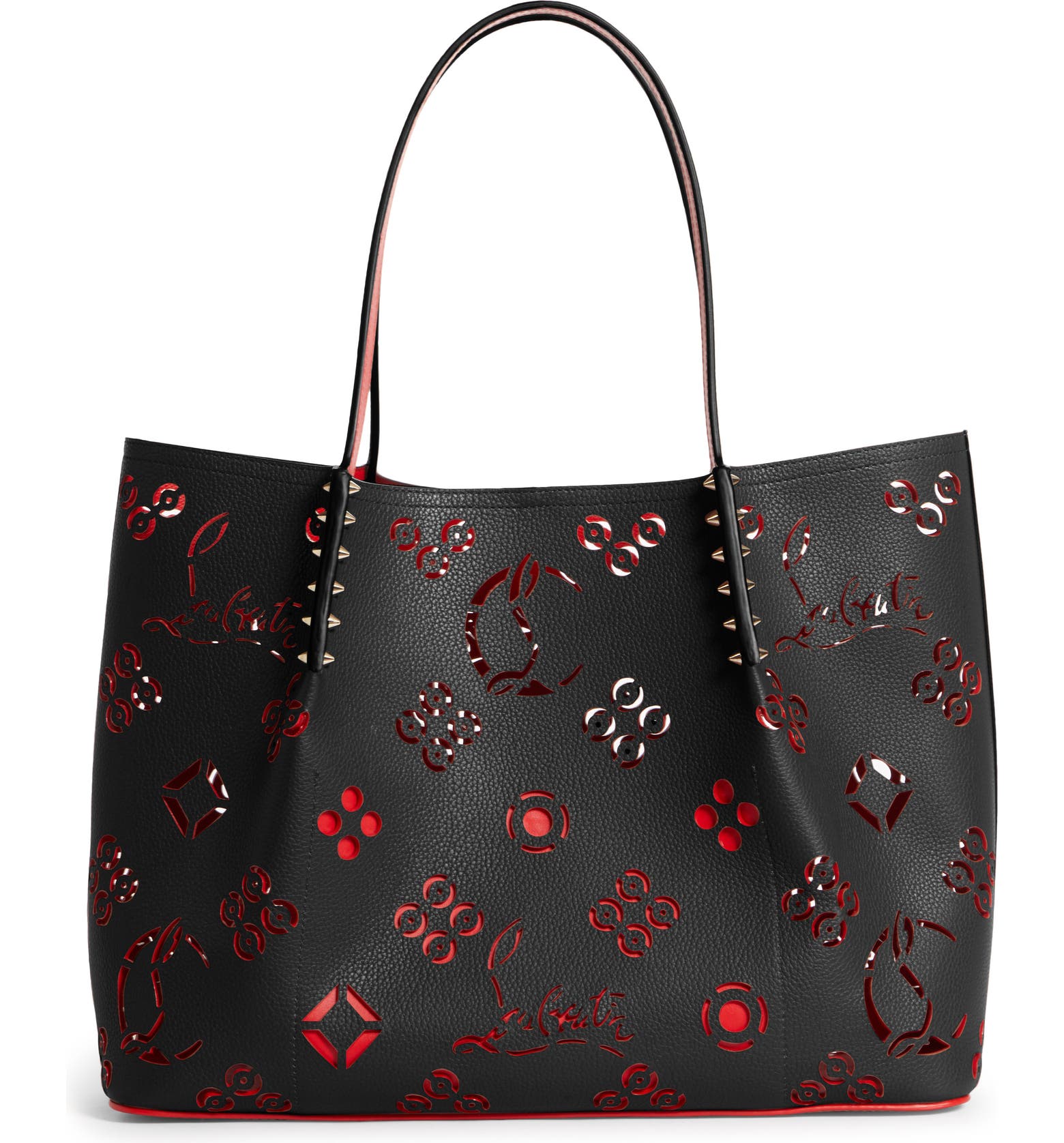 Christian Louboutin Large Cabarock Loubinthesky Perforated Leather Tote ...