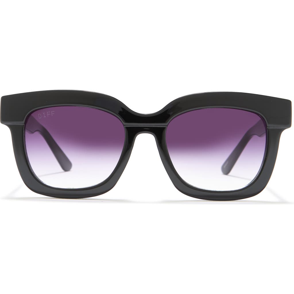 Shop Diff 56mm Makay Square Sunglasses In Black/grey