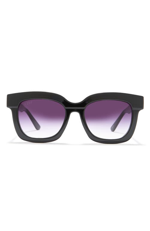 Shop Diff 56mm Makay Square Sunglasses In Black/grey