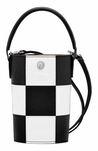 Longchamp Épure leather bucket bag, White