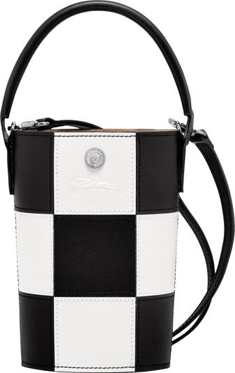 Longchamp leather bucket online bag