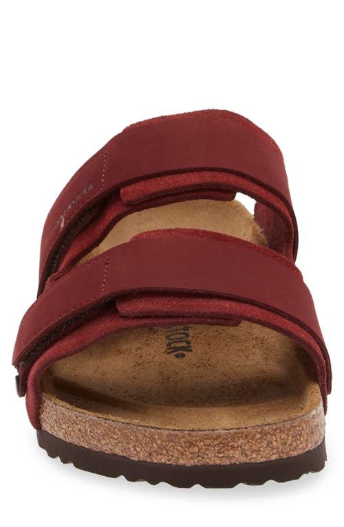 Shop Birkenstock Uji Slide Sandal In Zinfandel