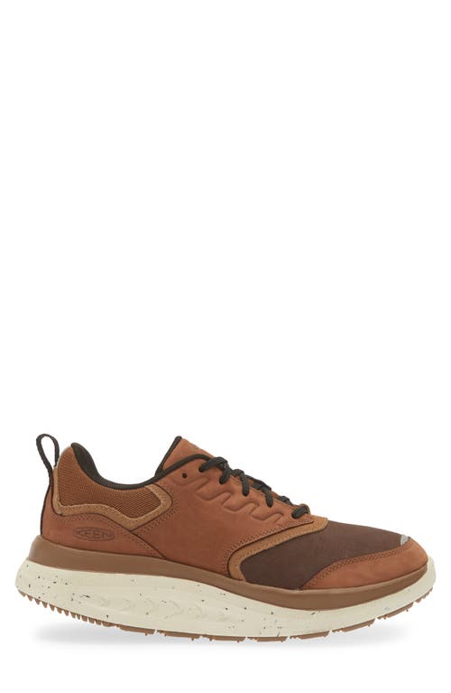 Shop Keen Wk400 Leather Walking Sneaker (men)<br /> In Bison/toasted Coconut