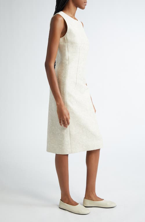 Shop Lafayette 148 New York Harpson Sleeveless Sheath Dress In Plaster Multi