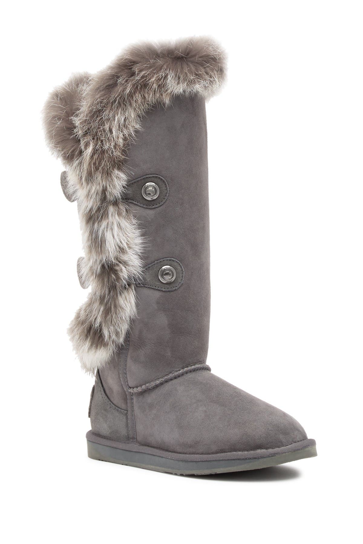 australia luxe fox fur boots