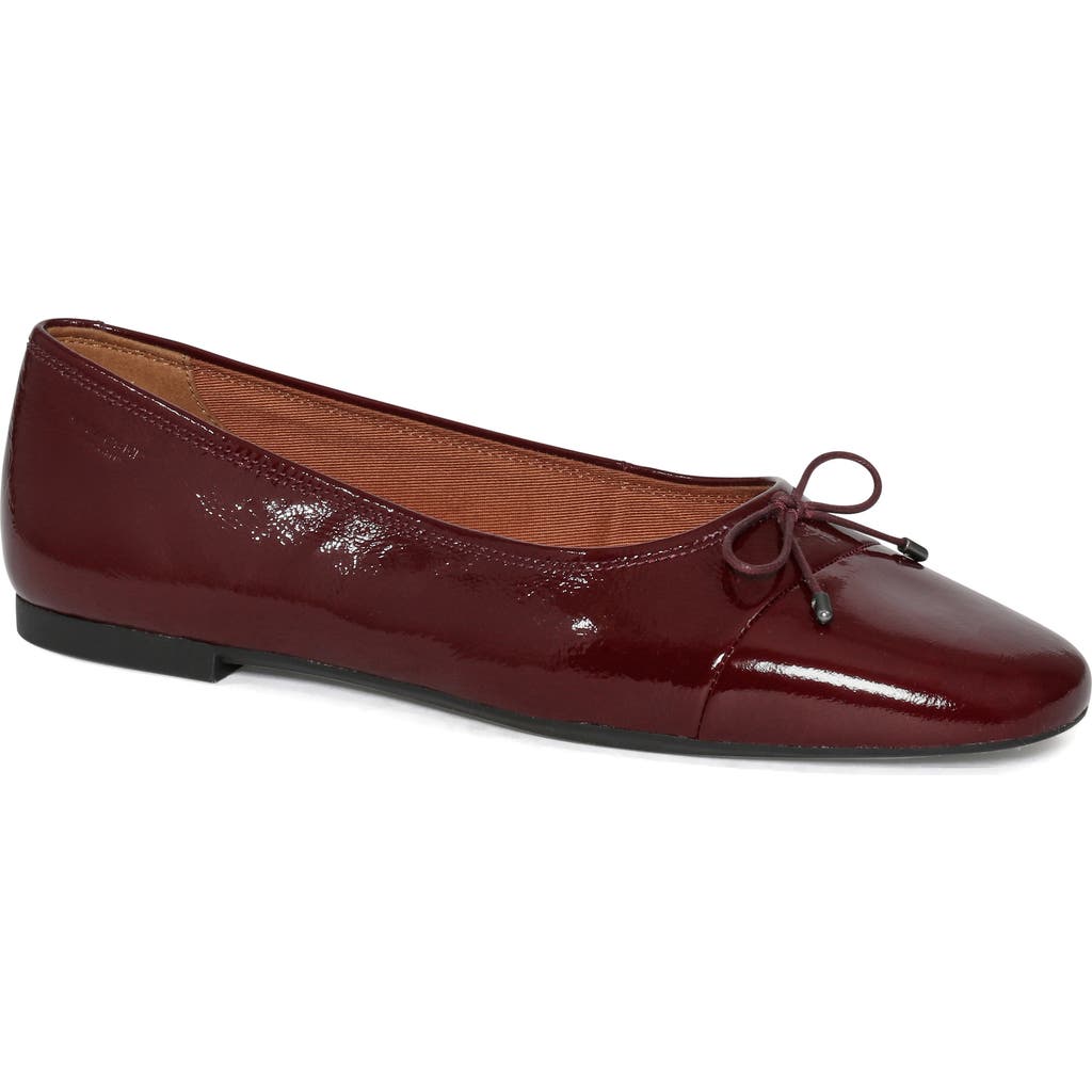 Shop Vagabond Shoemakers Jolin Ballet Flat In Red