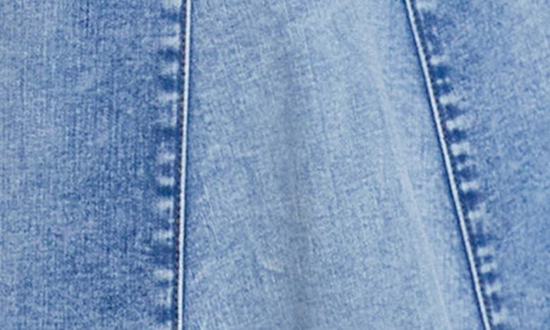Wash Lab Denim Patchwork Denim Maxi Skirt In Patch Blues