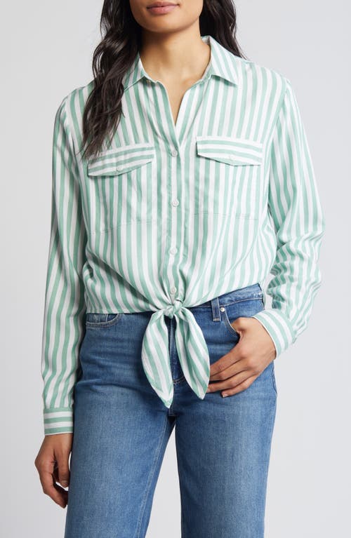 beachlunchlounge Tie Hem Shirt at Nordstrom,