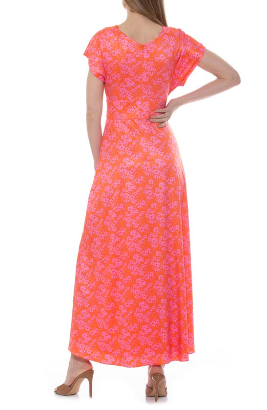 Alexia Admor Brielle Maxi Dress In Blush Floral