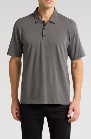 Rag & Bone Classic Flame Polo Shirt In Shadow