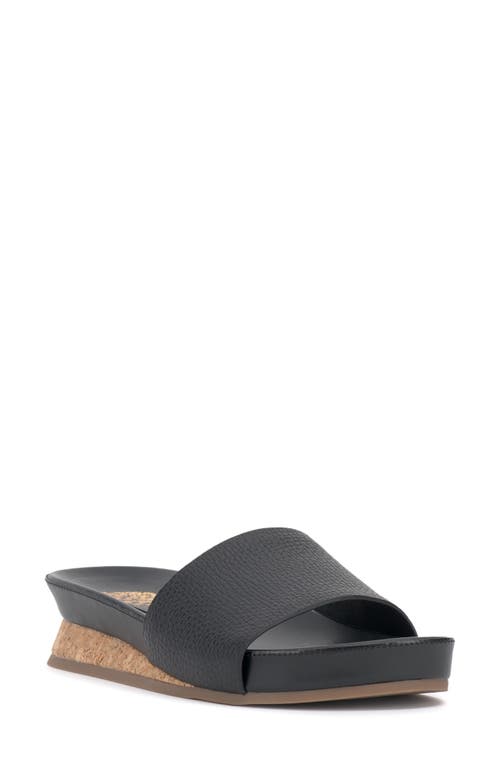 Febba Slide Sandal in Black