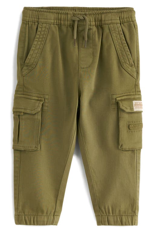NEXT Kids' Cotton Blend Cargo Pants Green at Nordstrom, Y