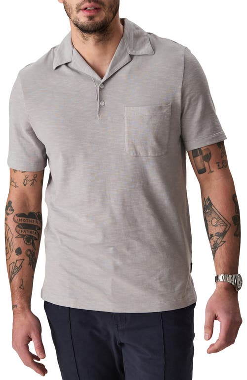 Camp Collar Jersey Polo in Wet Weather