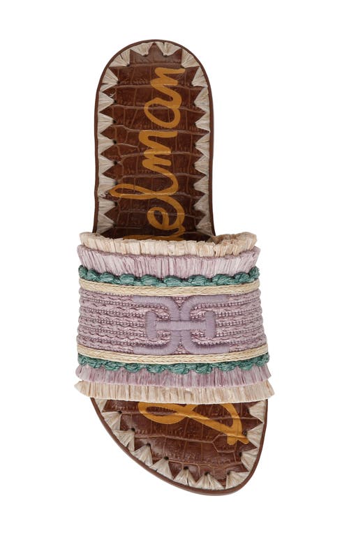 Shop Sam Edelman Georgia Slide Sandal In Washed Lilac Multi