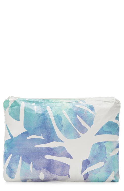 Aloha Collection Medium Water Resistant Tyvek® Zip Pouch In Dawn