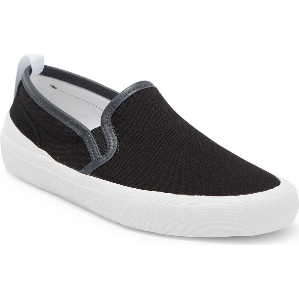 Official Program Canvas Slip-on Sneaker In Black/white