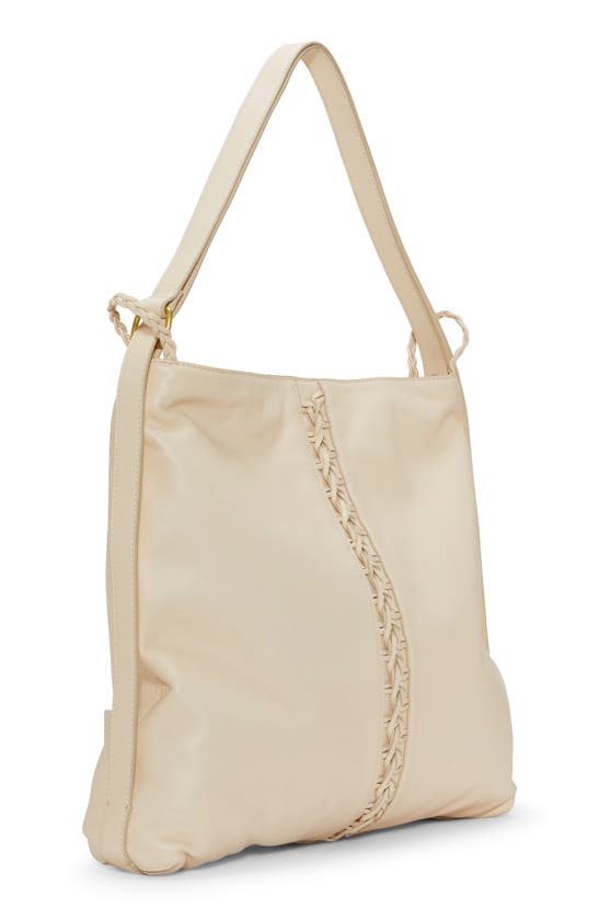 Shop Vince Camuto Licia Hobo Bag In Warm Vanilla Cotana