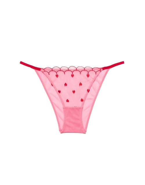 Shop Adore Me Bettie Brazilian Panties In Medium Pink