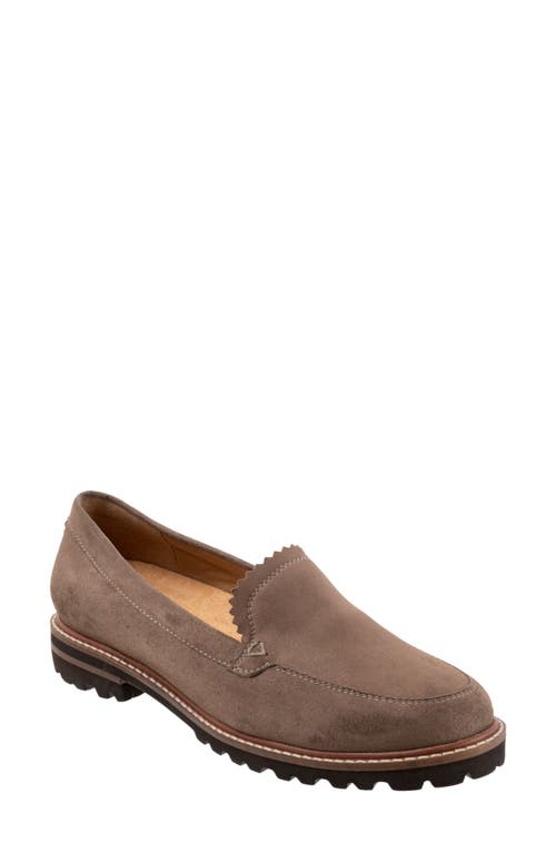 Trotters Fayth Loafer Stone Suede at Nordstrom,