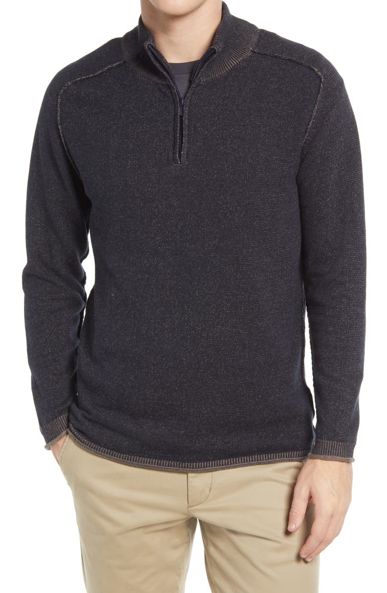 The Normal Brand Jimmy Cotton Quarter-Zip Sweater | Nordstrom